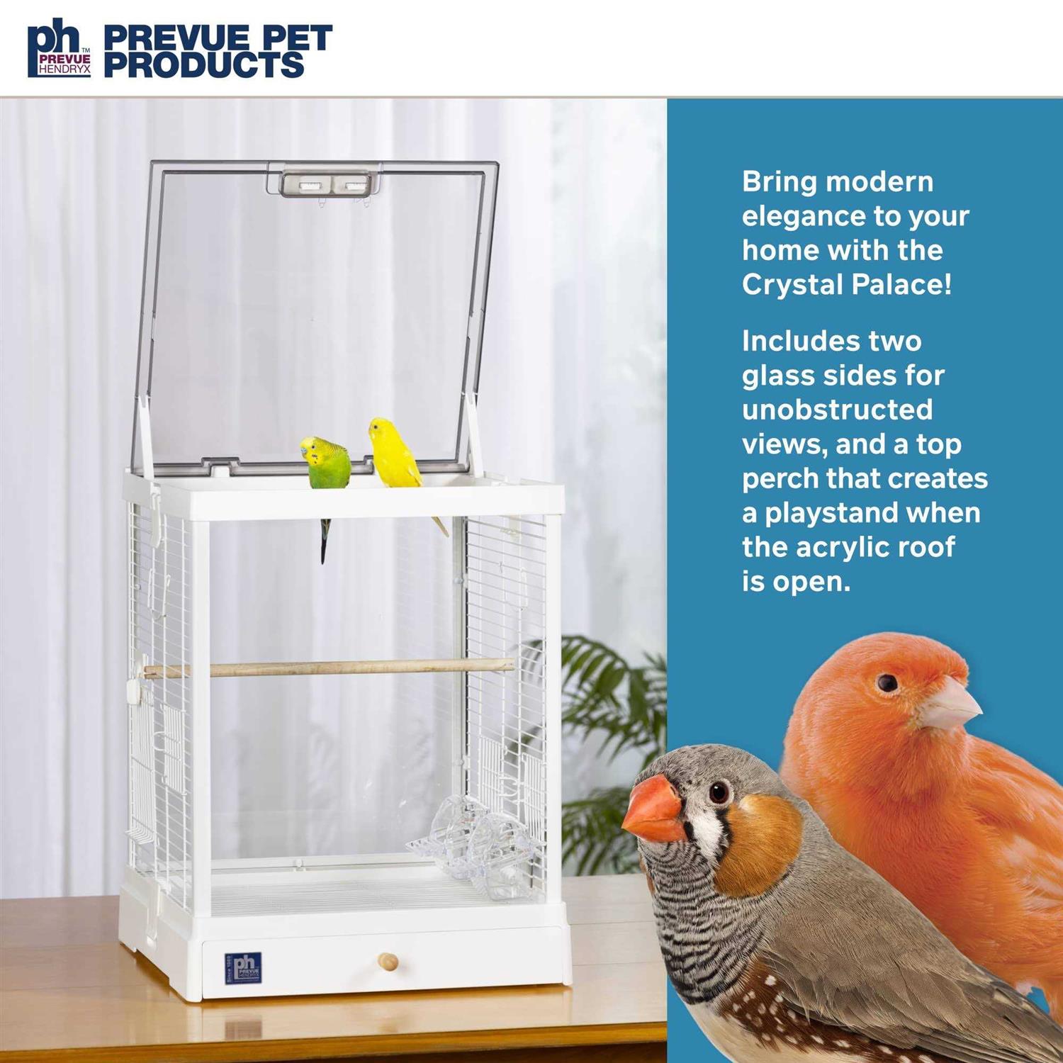 Prevue Pet Products Crystal Palace Bird Cage