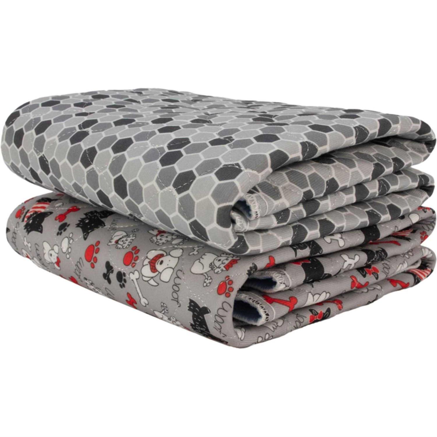 Caldwell’s Pet Supply Co. Reusable Potty Pads for Dogs Washable Puppy Pee Pads Waterproof Pet Mat for Floor