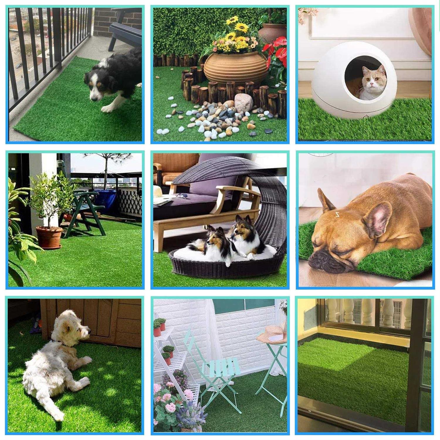 Fortune-star Artificial Grass For Dog Dog Grass Suitable For Indoor/Outdoor Dog Potty Training
