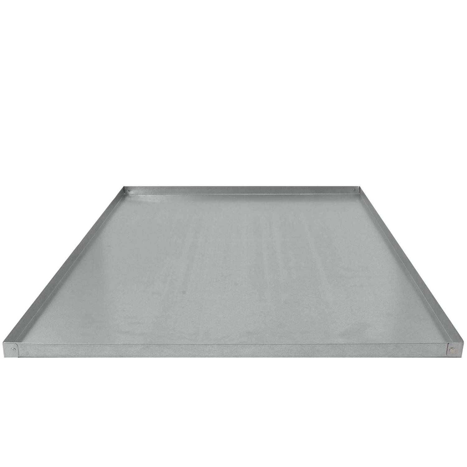 KOPEKS Galvanized Metal Tray for Dog Crates, Pet Kennels, Restaurant Grease Traps, and Floor Protection