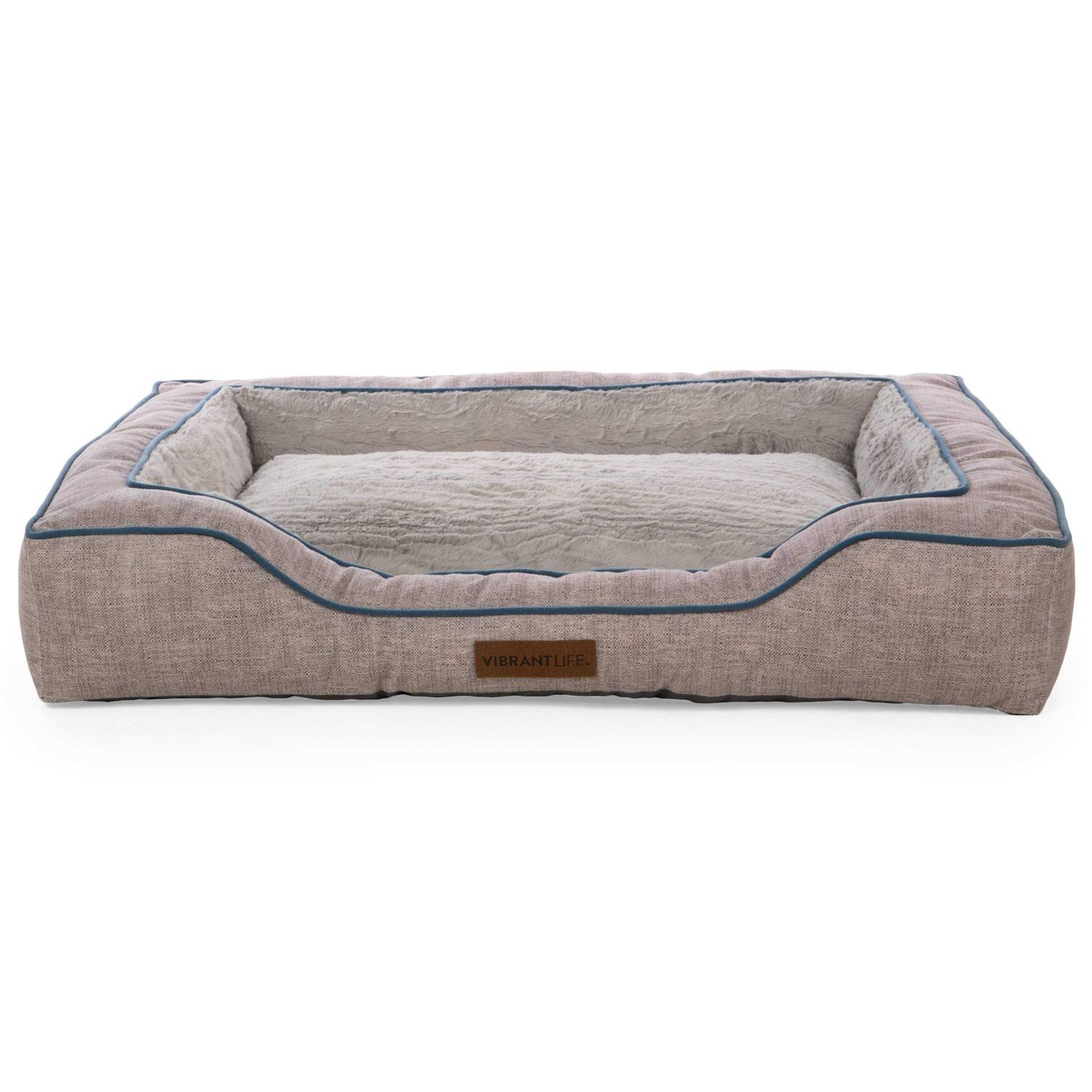 Vibrant Life Bolstered Bliss Mattress Edition Dog Bed