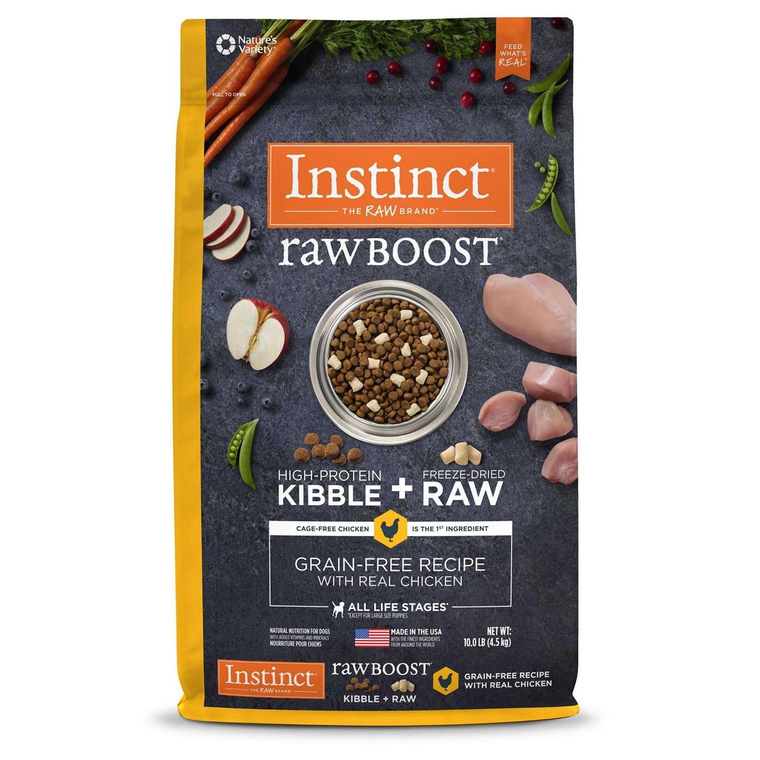 Instinct Raw Boost Grain Free Recipe with Real Chicken Dry Dog Food