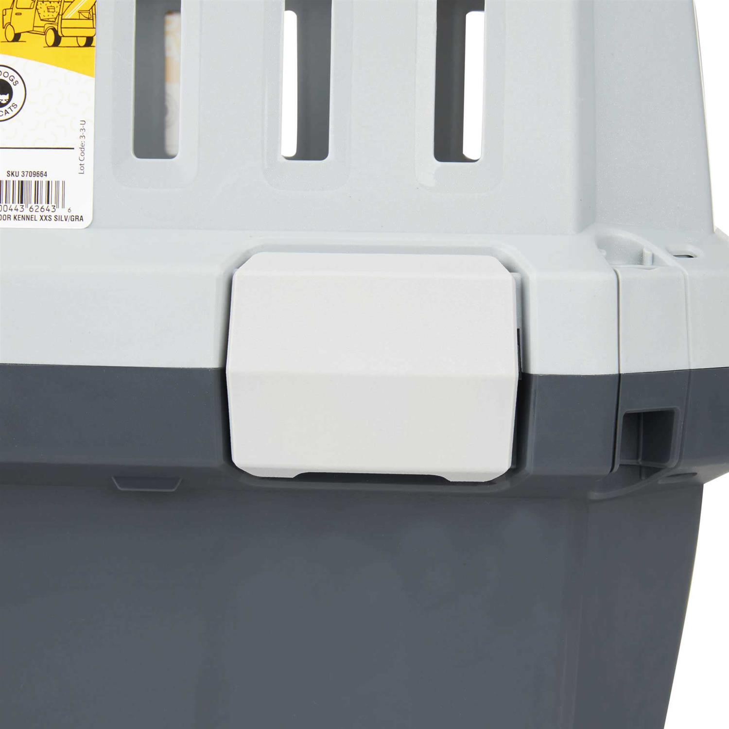 EveryYay Going Places Grey 2-Door Pet Kennel