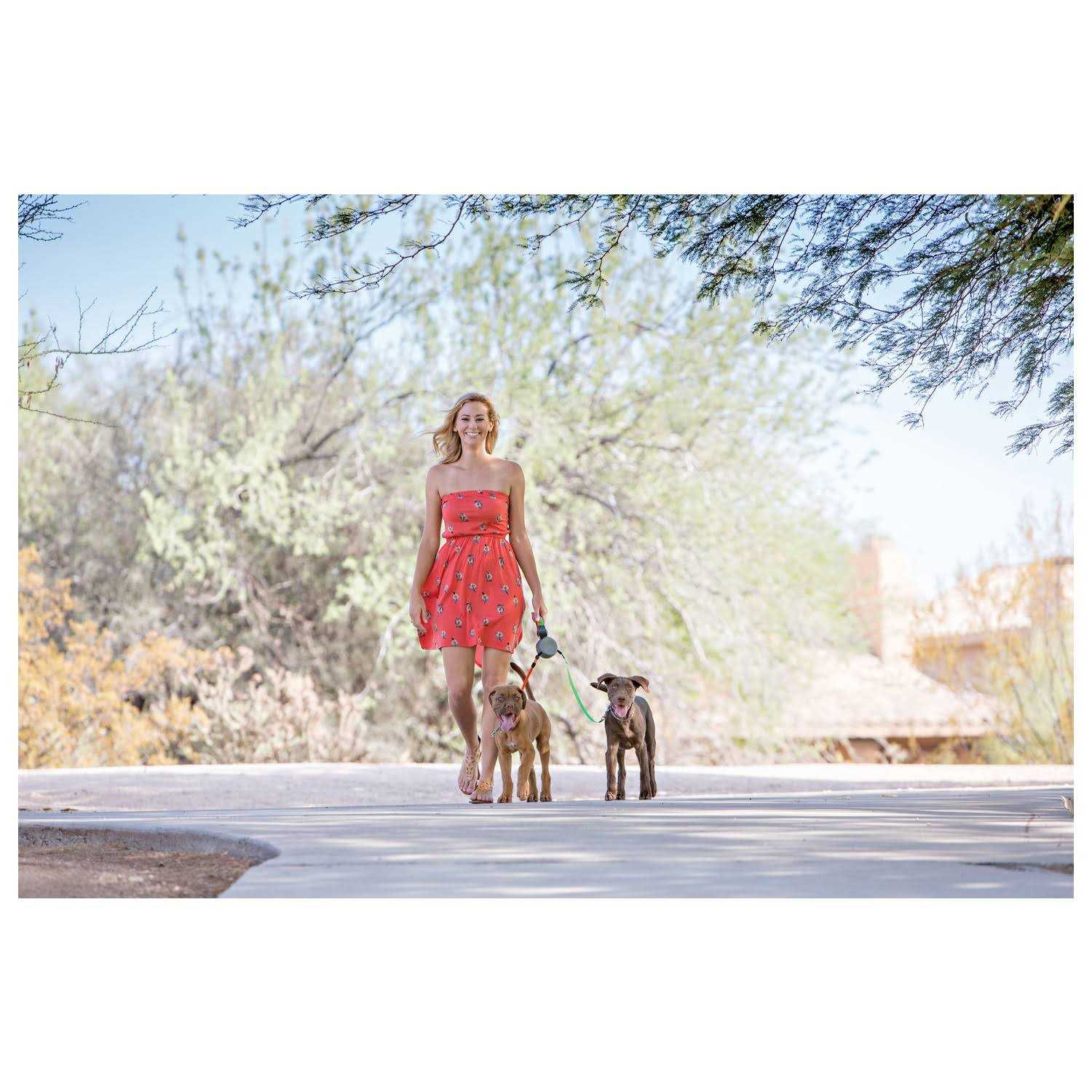 Wigzi Dual Doggie Retractable Leash