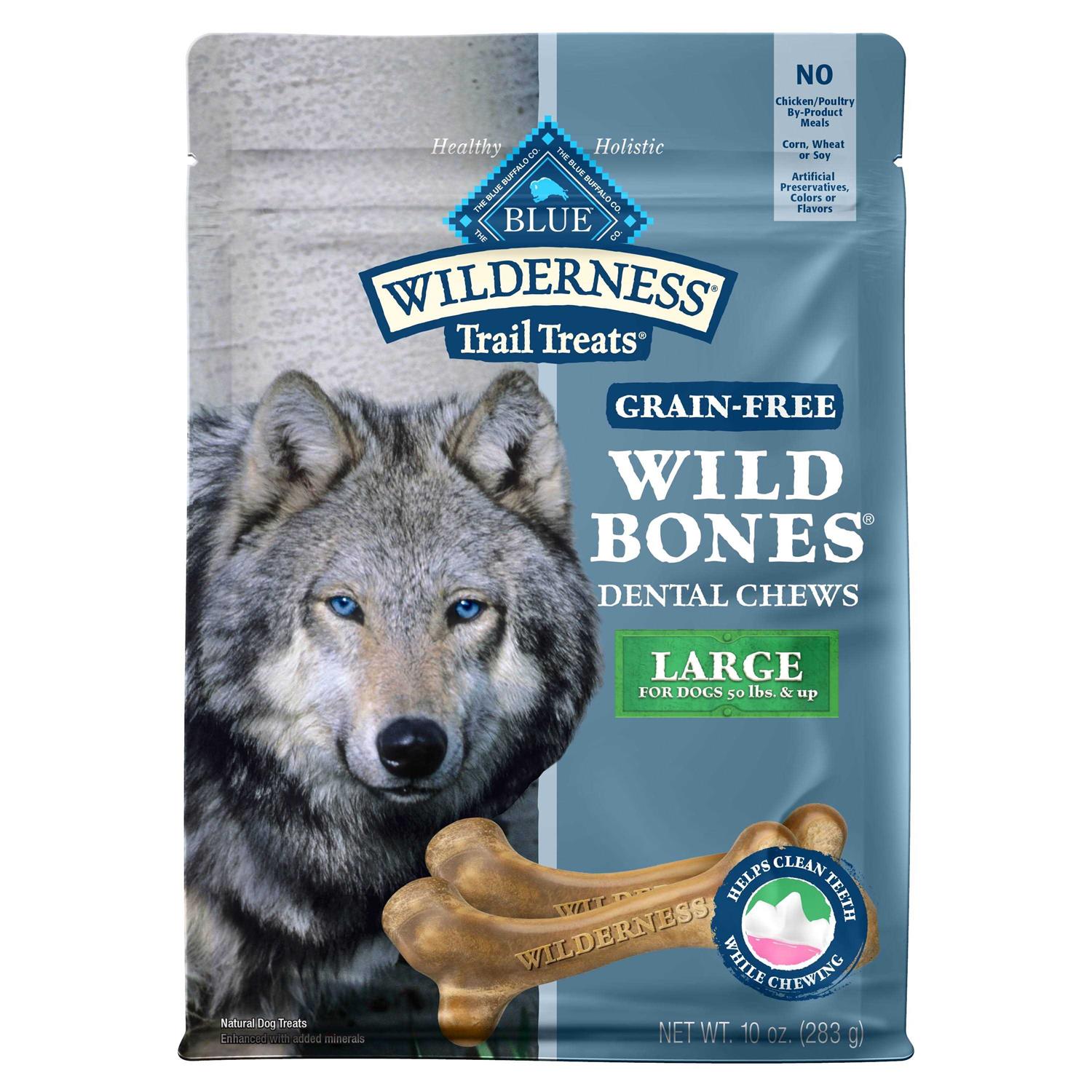 Blue Buffalo Wilderness Wild Bones Dental Dog Treats