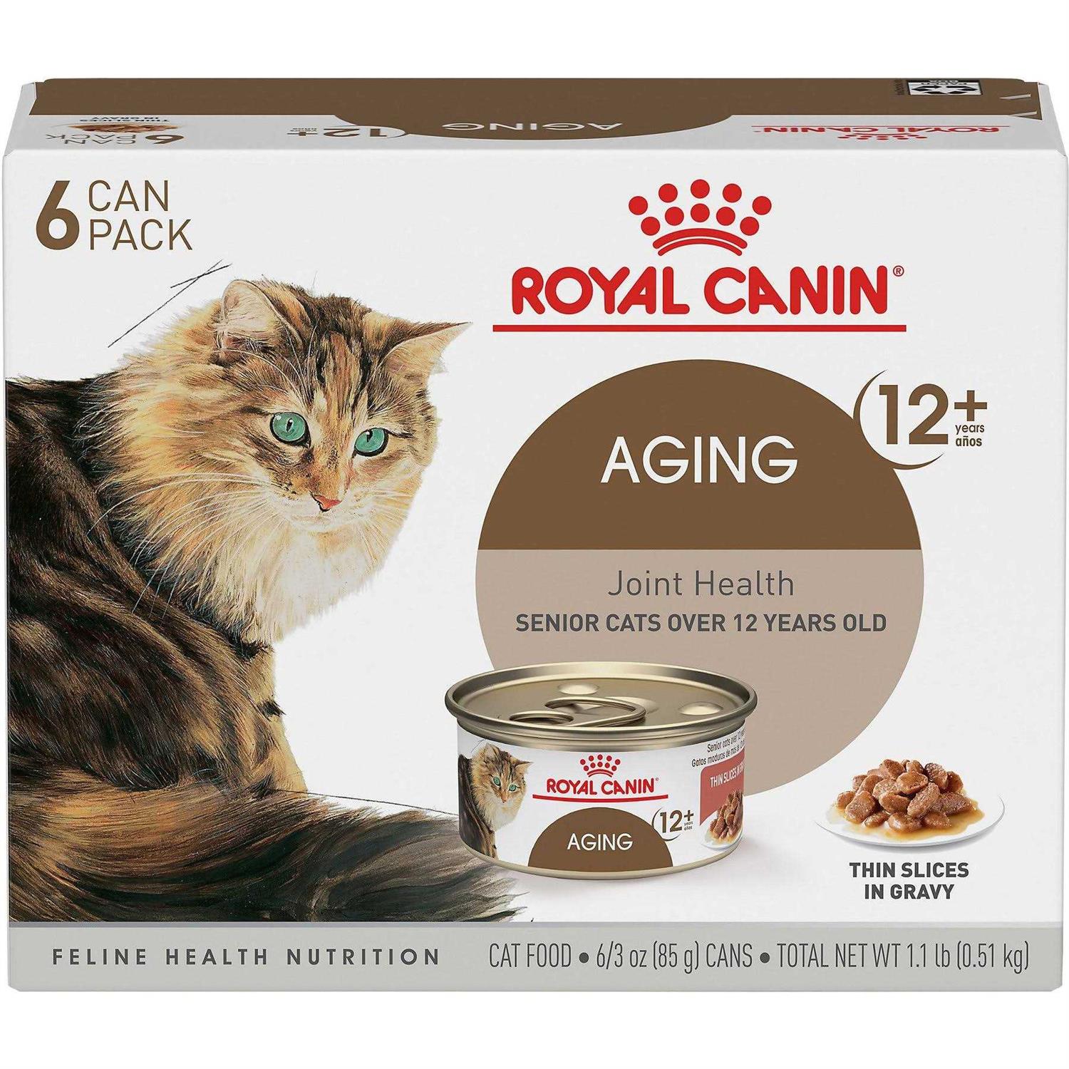 Royal Canin Aging 12+ Thin Slices in Gravy Canned Cat Food