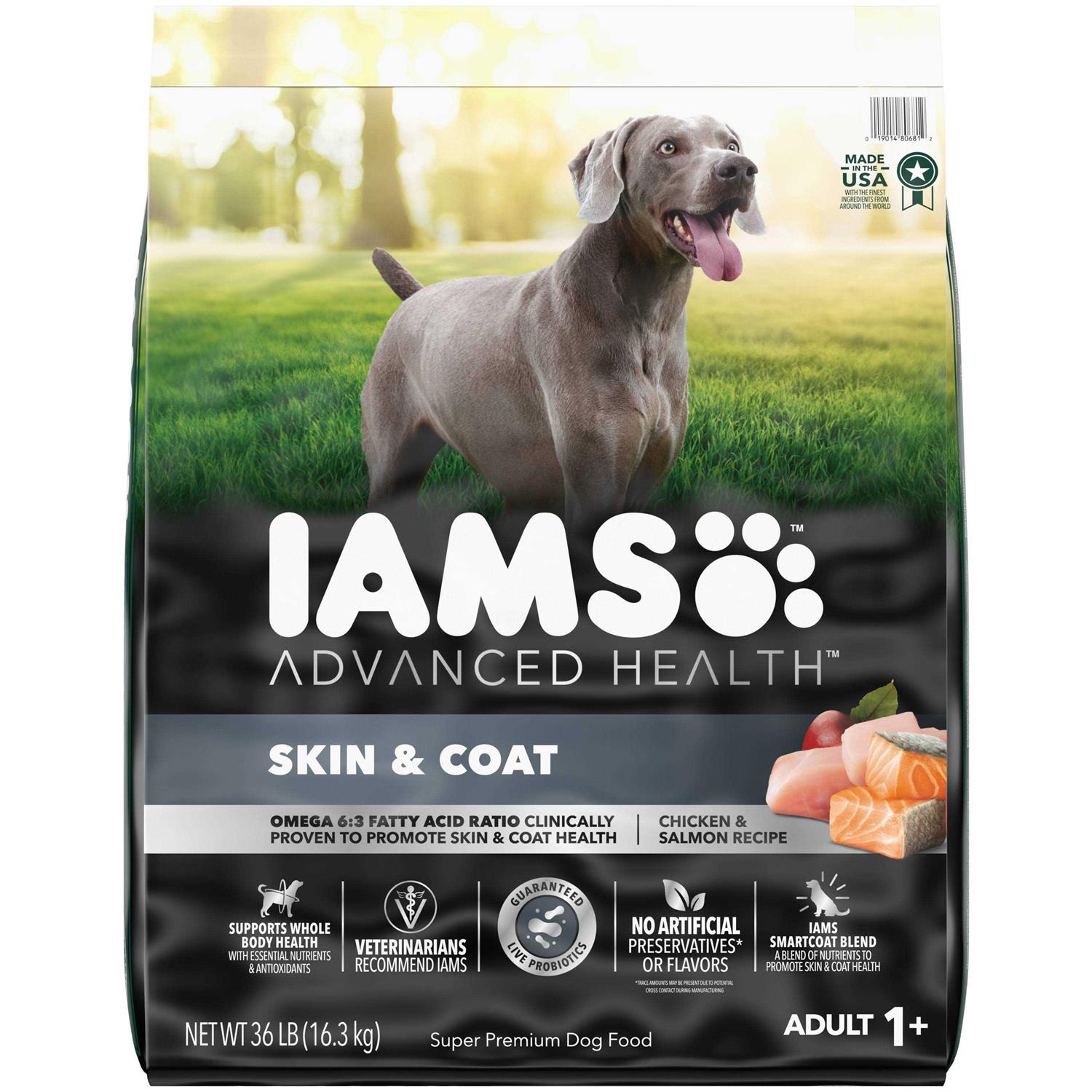 IAMS Advanced Health Skin & Coat Chicken and Salmon Recipe Dry Dog Food