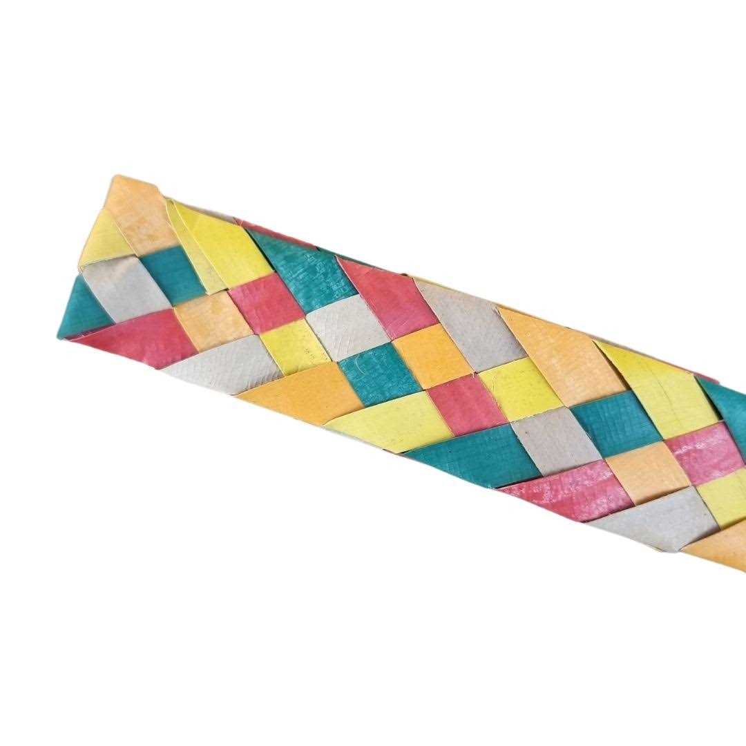 Planet Pleasures Rainbow Shredders Straight Ribbon Bird Toy