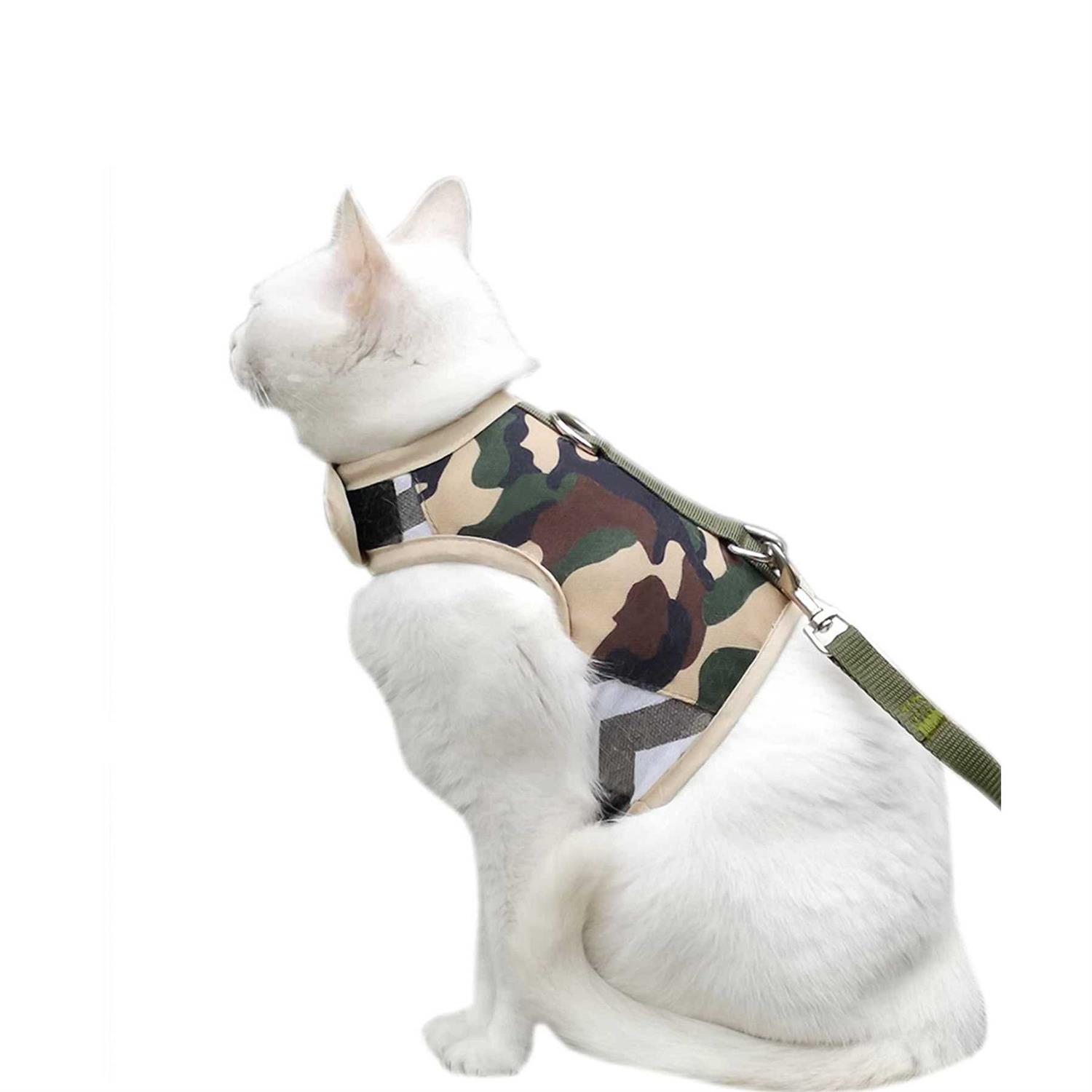 Yizhi Miaow Cat Harness and Leash for Walking Escape Proof