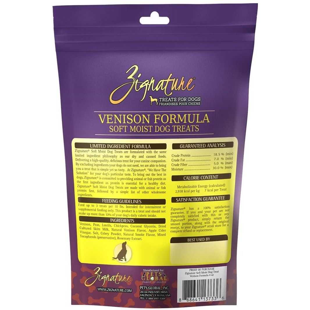 Zignature Soft Moist Dog Treats