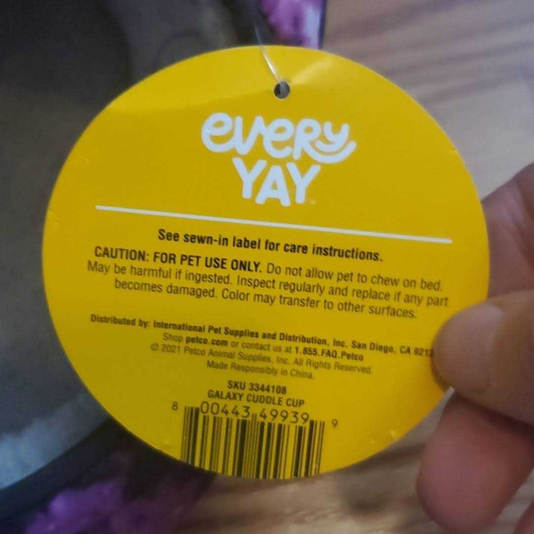 EveryYay Snooze Fest Cuddle Cup Ferret Bed