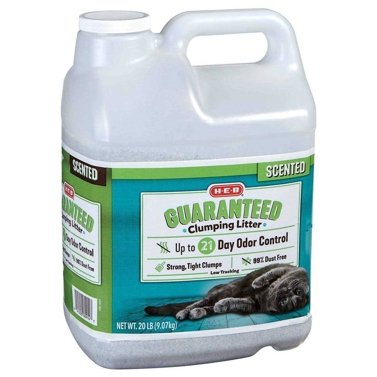 H-E-B Scented Guaranteed Clumping Litter
