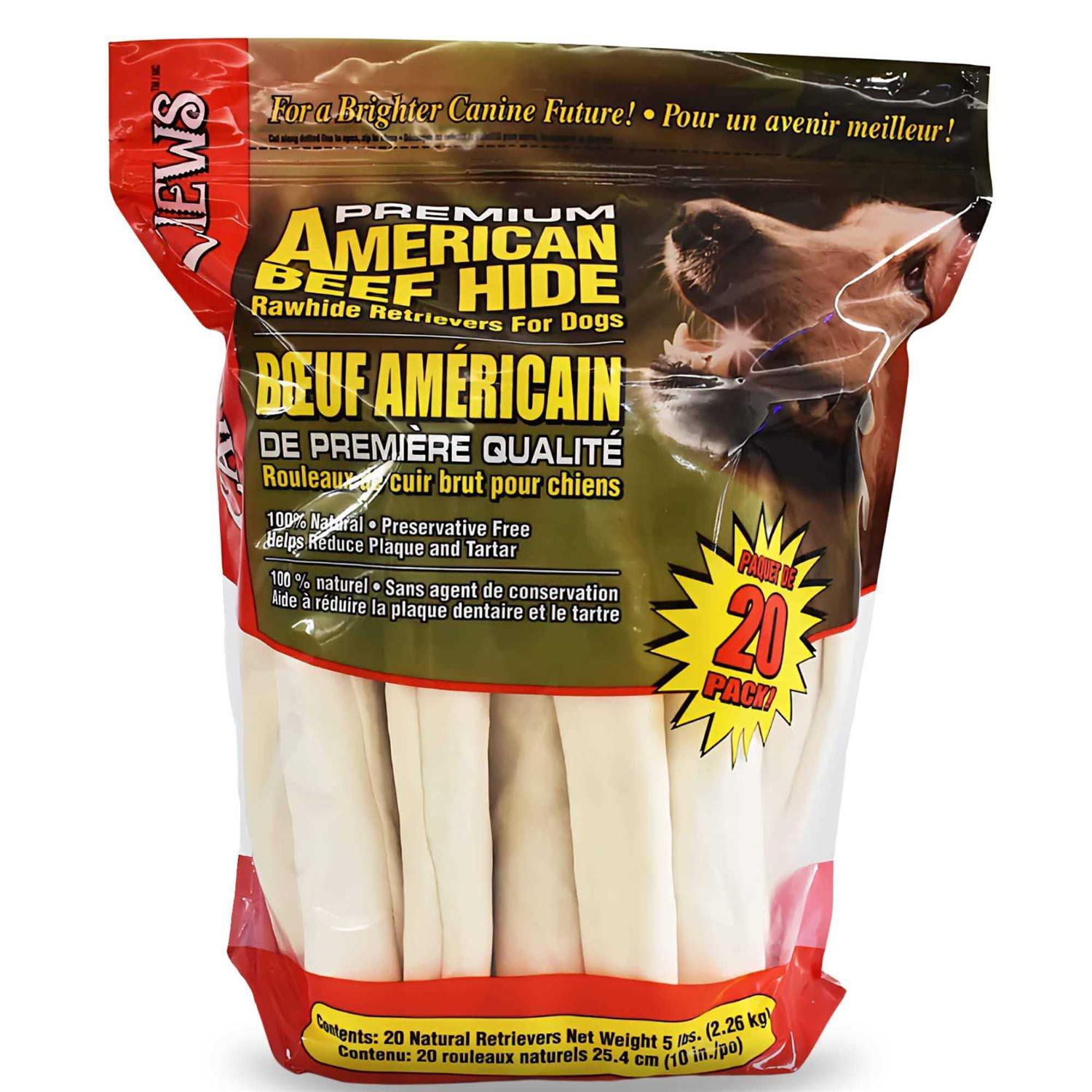 Canine Chews 10-11 Dog Rawhide Retriever Rolls Dog Rawhide Chews
