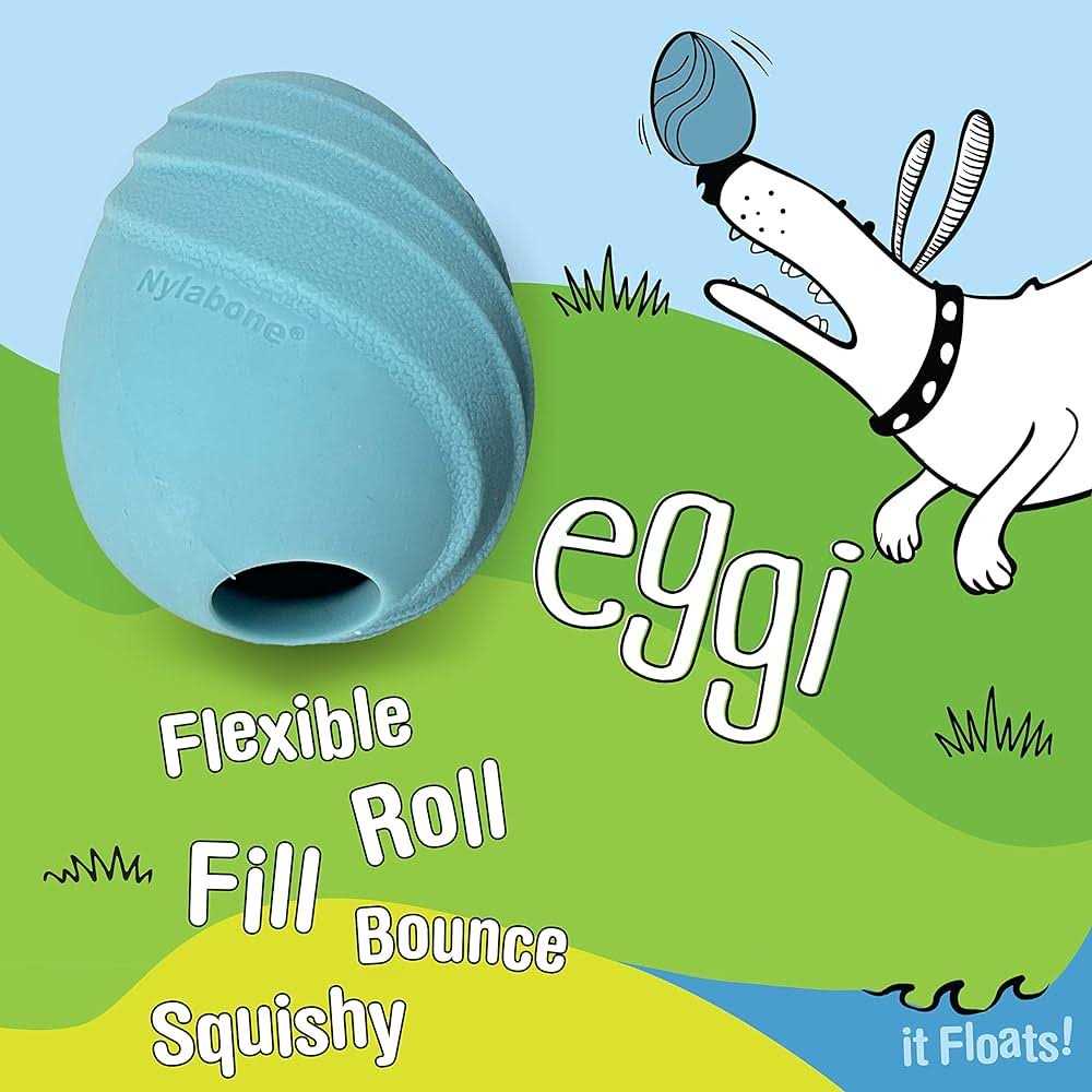 Nylabone Creative Play Eggi Dog Toy