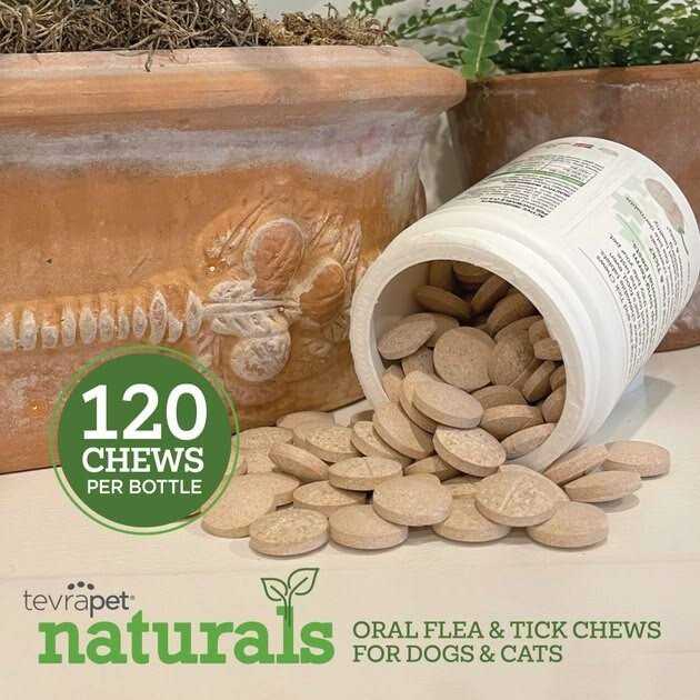 TevraPet Oral Flea & Tick Chews for Dogs & Cats