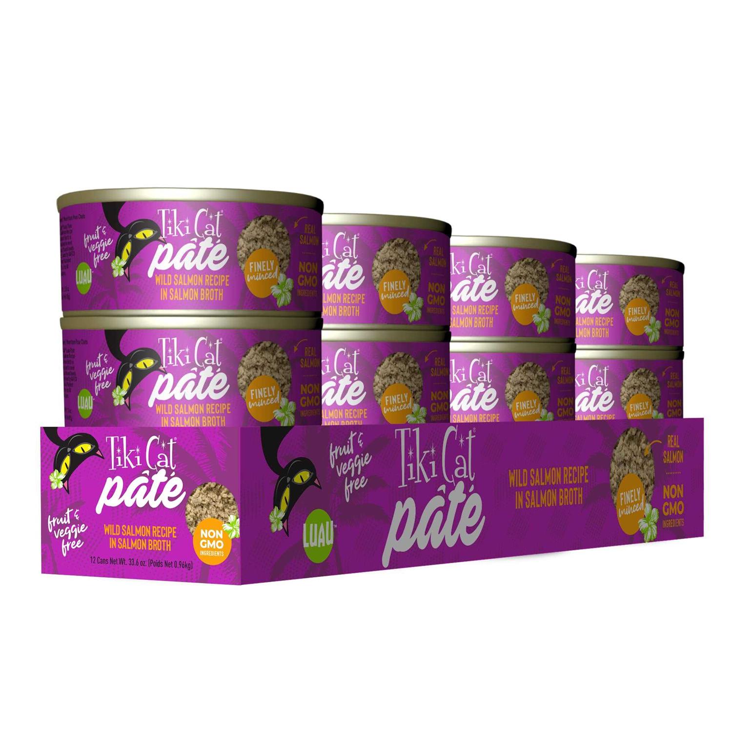 Tiki Cat Luau Pate Wild Salmon Cat Food