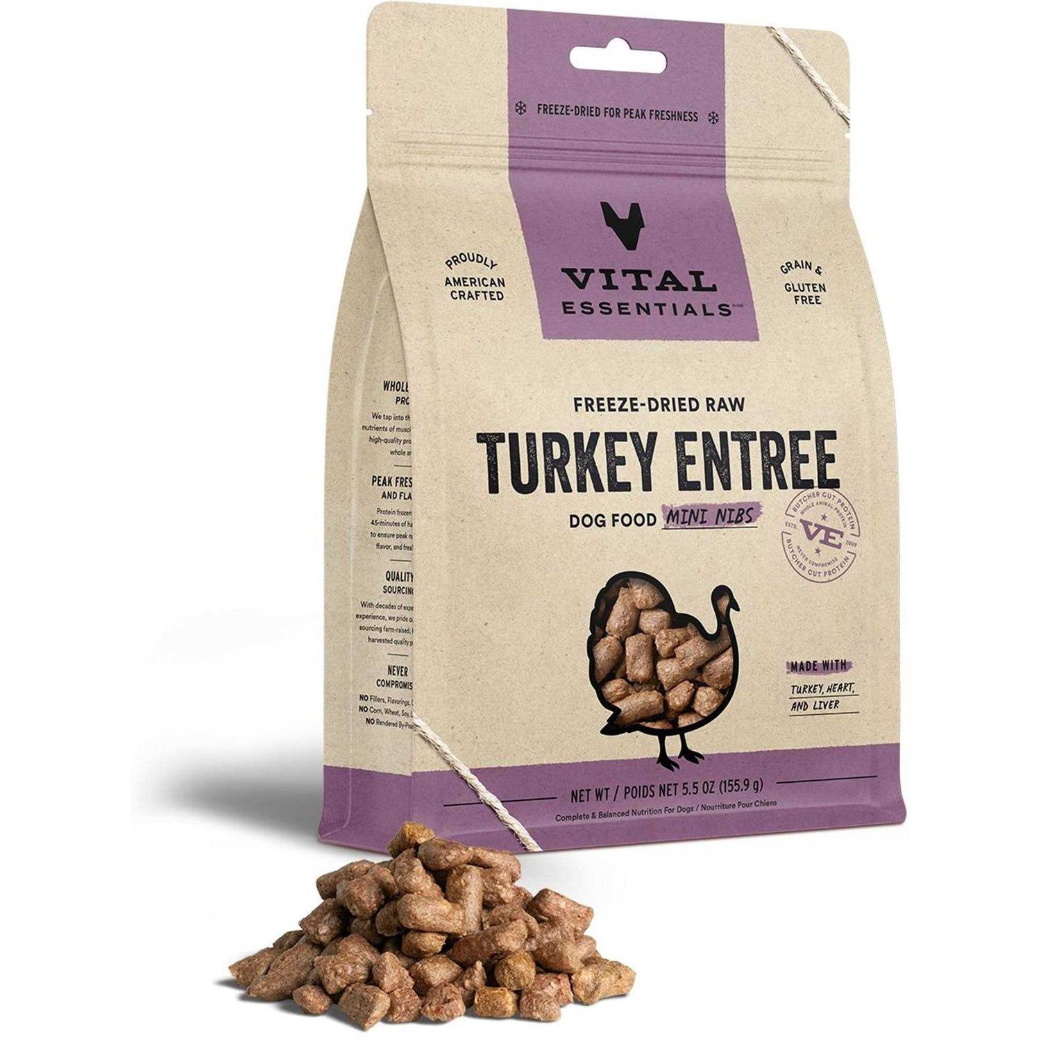 Vital Essentials Freeze-Dried Mini Nibs Dog Food