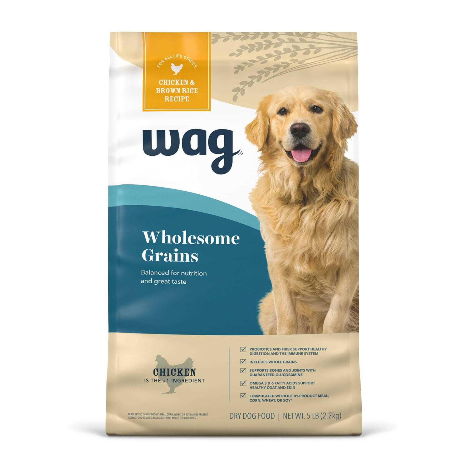 Brand Wag Dry Dog Food And Brown Rice