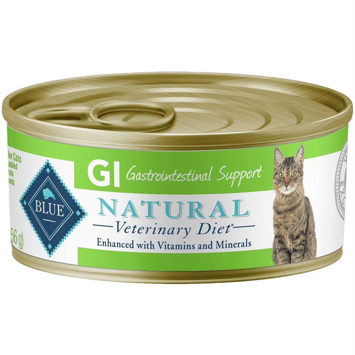 Blue Buffalo Natural Veterinary Diet Blue Natural Veterinary Diet Gi Gastrointestinal Support Canned Cat Food 24/5.5 oz