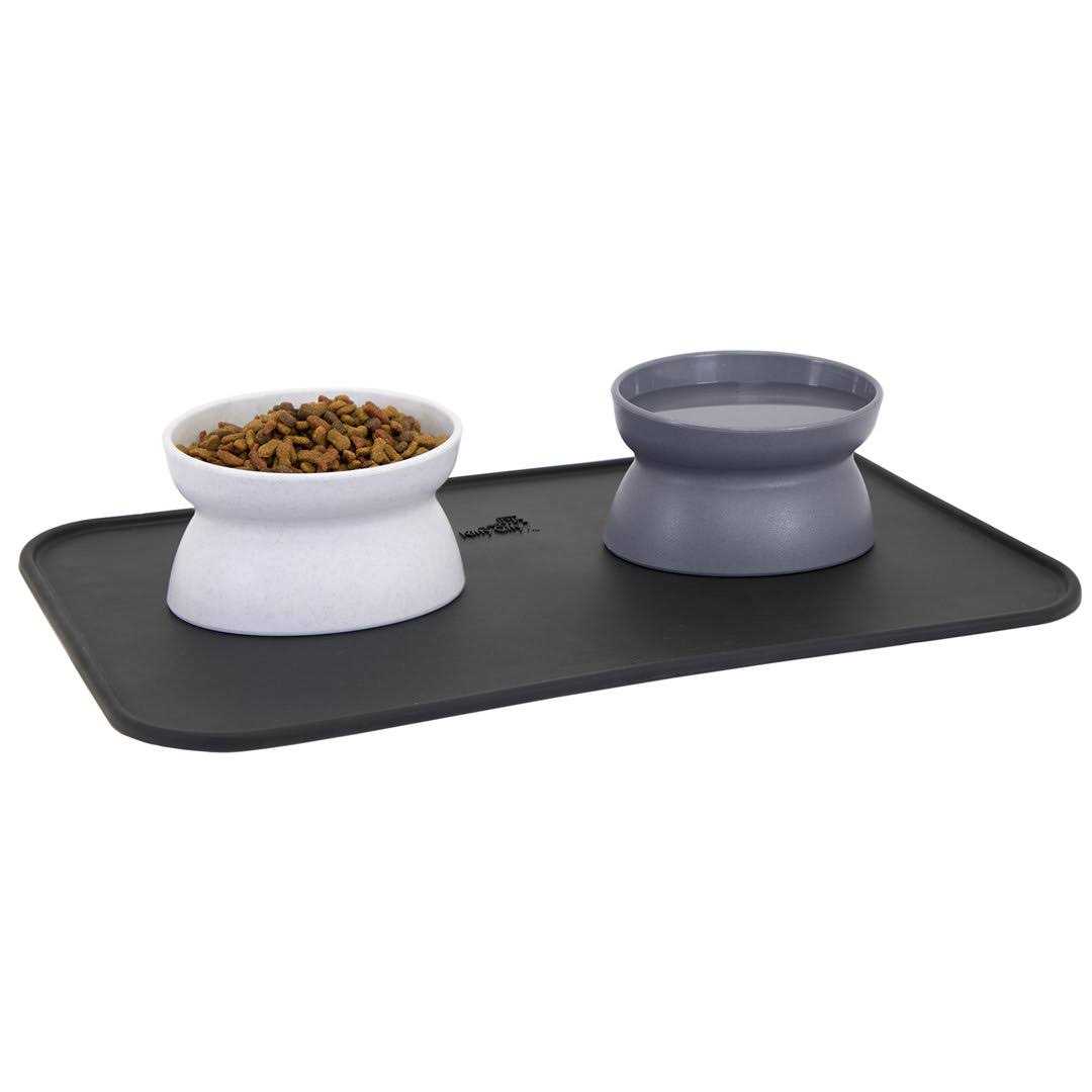 Kitty City Raised Cat Food Bowl Collection_Stress Free Pet Feeder and Waterer