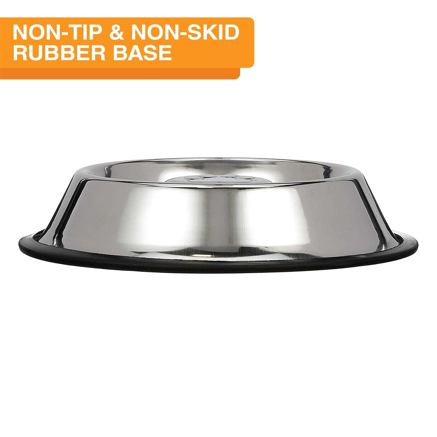 Neater Pet Brands Stainless Steel Slow Feed Bowl Non-Tip & Non-Skid
