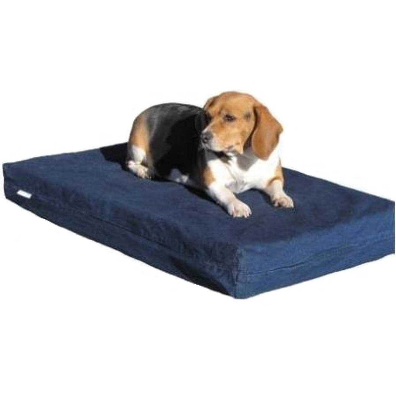 Dogbed4less Orthopedic gel Memory Foam Dog Bed Large Pet and Waterproof Liner Cover
