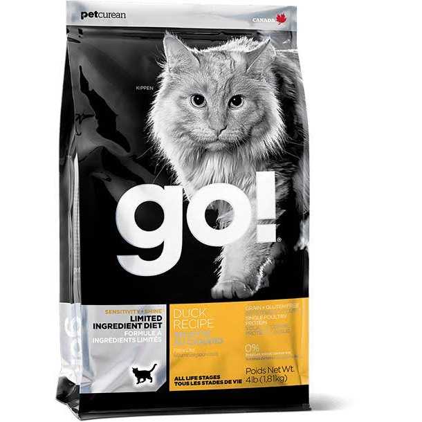 Go! Solutions Sensitivities Limited Ingredient Duck Recipe Dry Cat Food