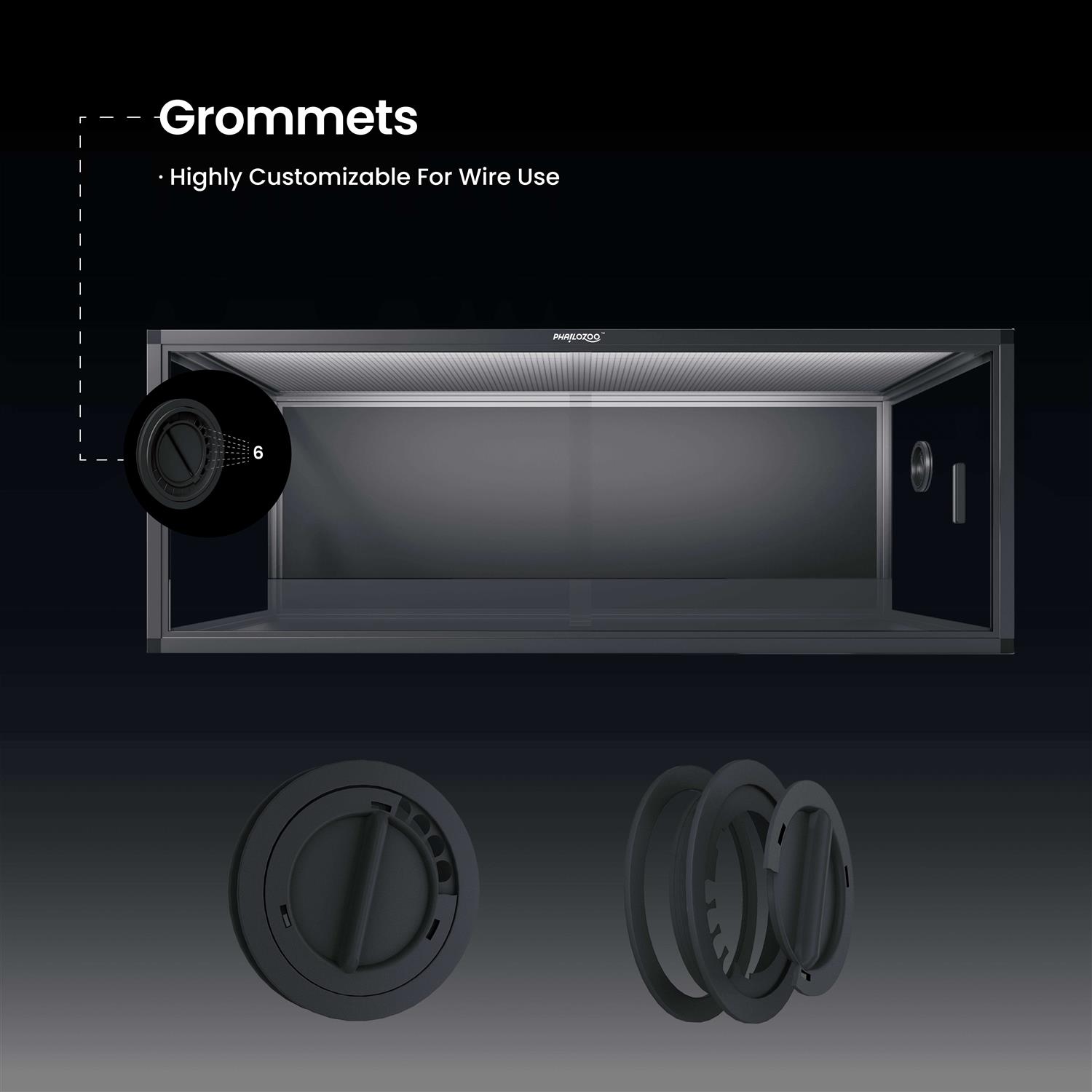 Phailozoo 85 Gallon Reptile Tank