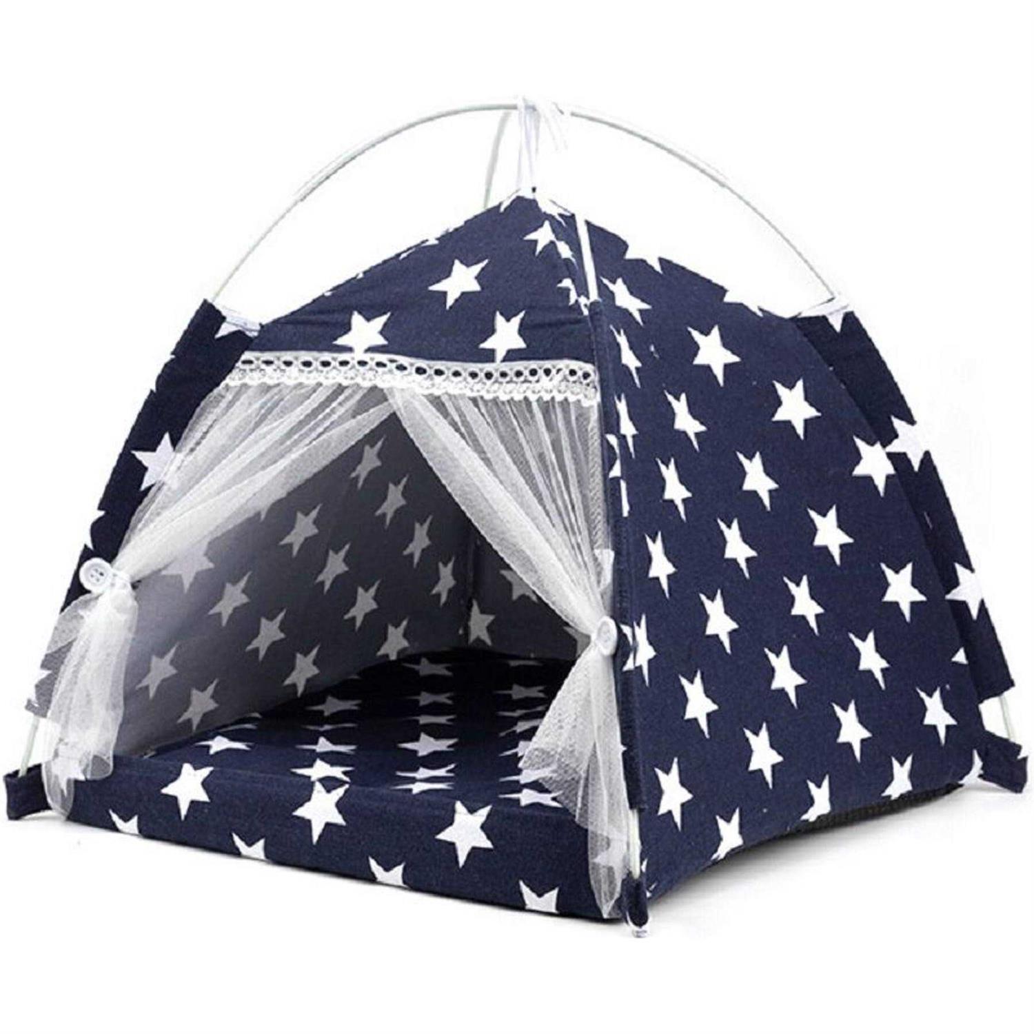 Lovely Caves Stars Dog & Cat Tent