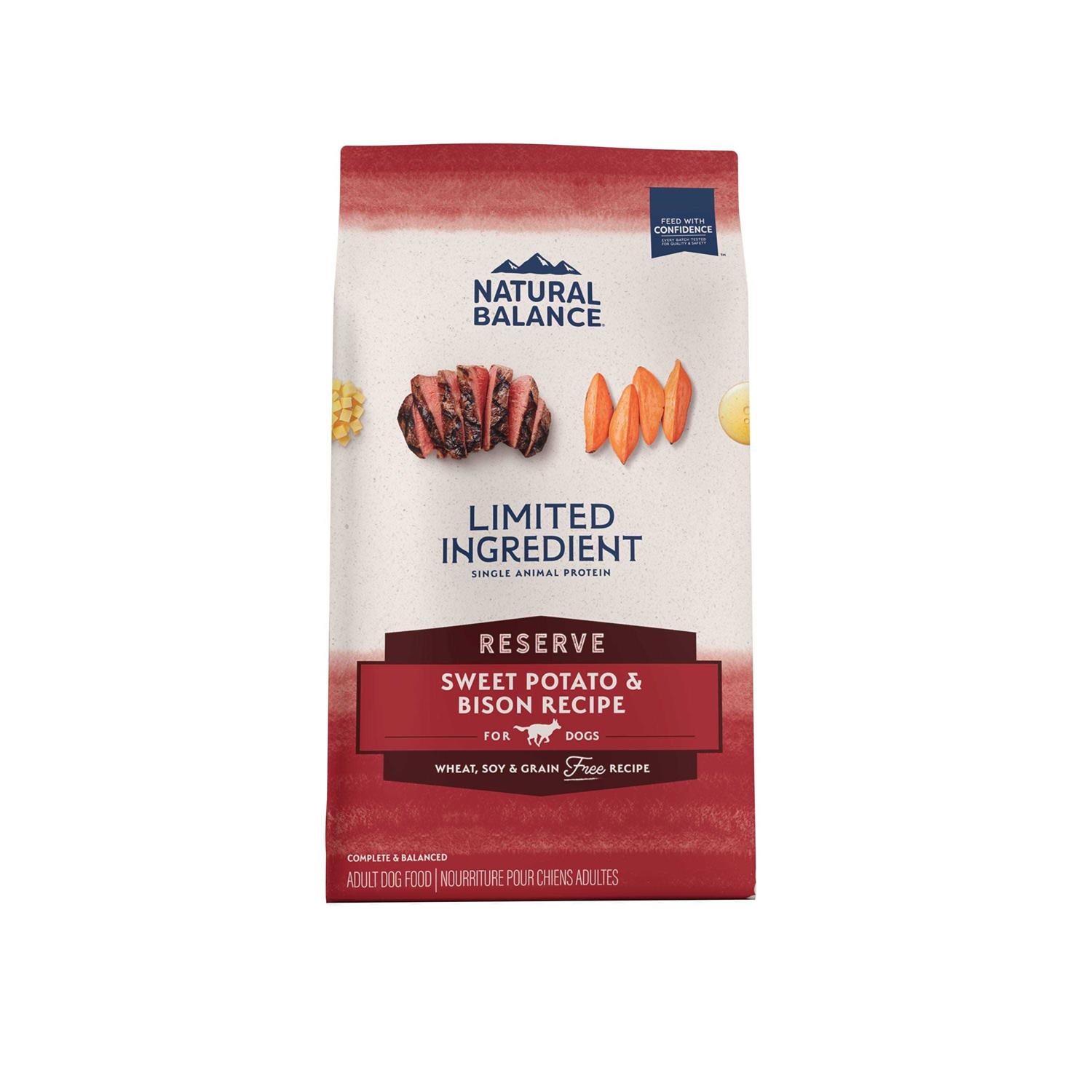 Natural Balance Limited Ingredient Dry Dog Food Sweet Potato Bison