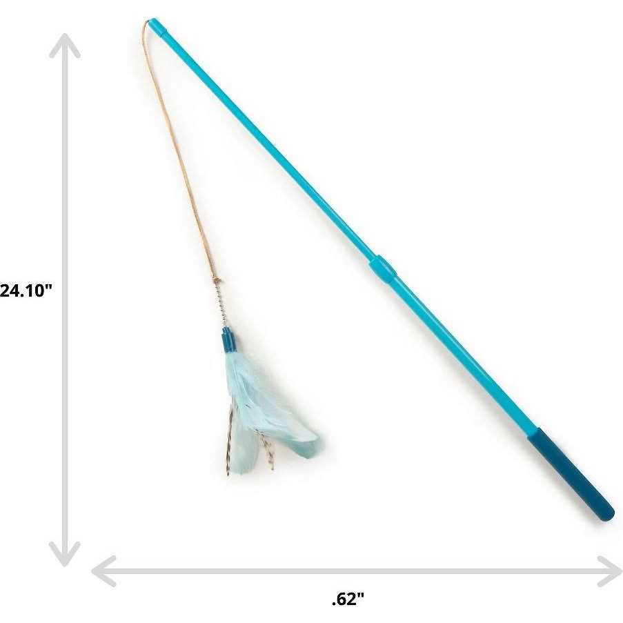 SmartyKat Frisky Flyer Wand Cat Toy