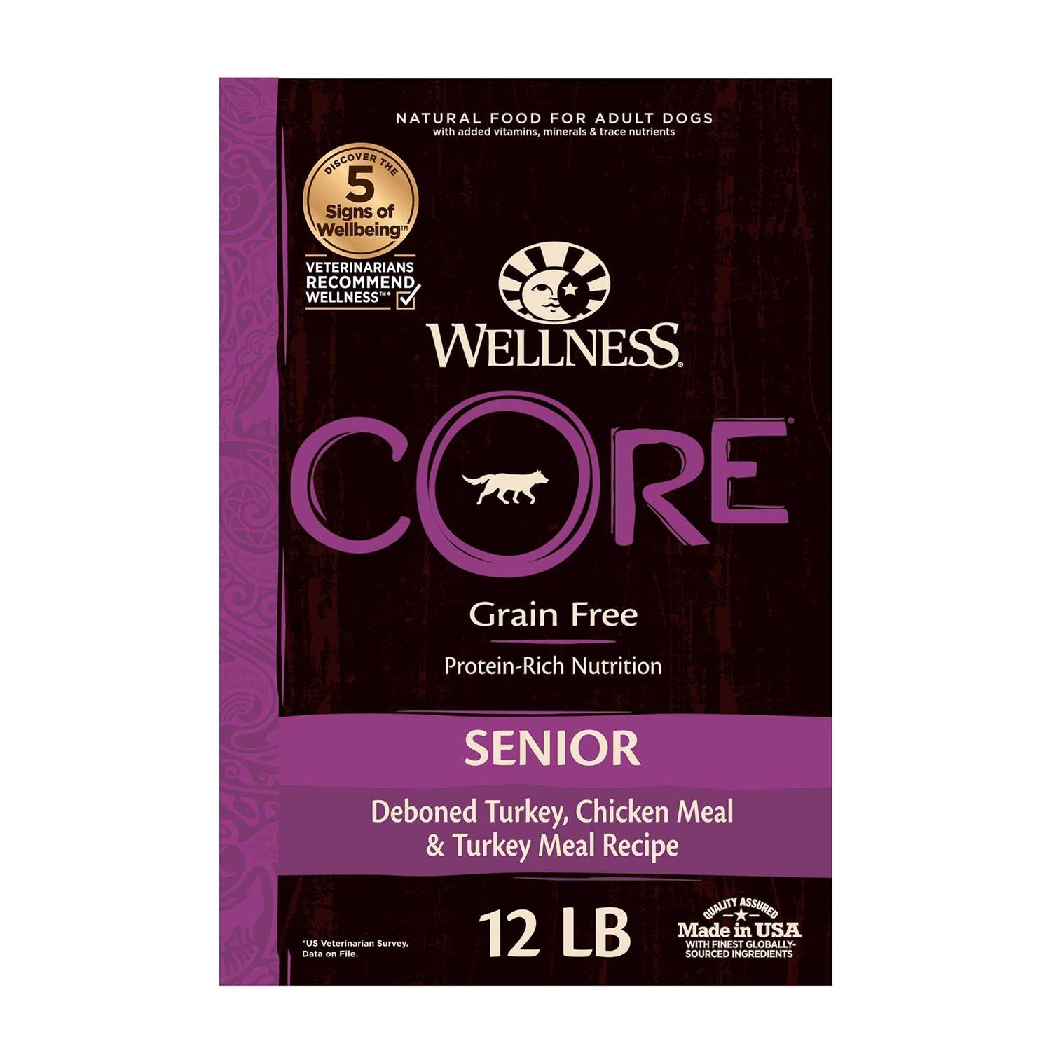 Wellness Core Natural Grain Free Senior Dry Dog Food