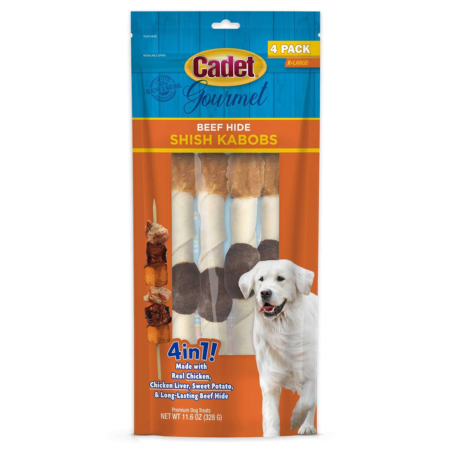 Cadet Shish Kabobs Rawhide Dog Treats