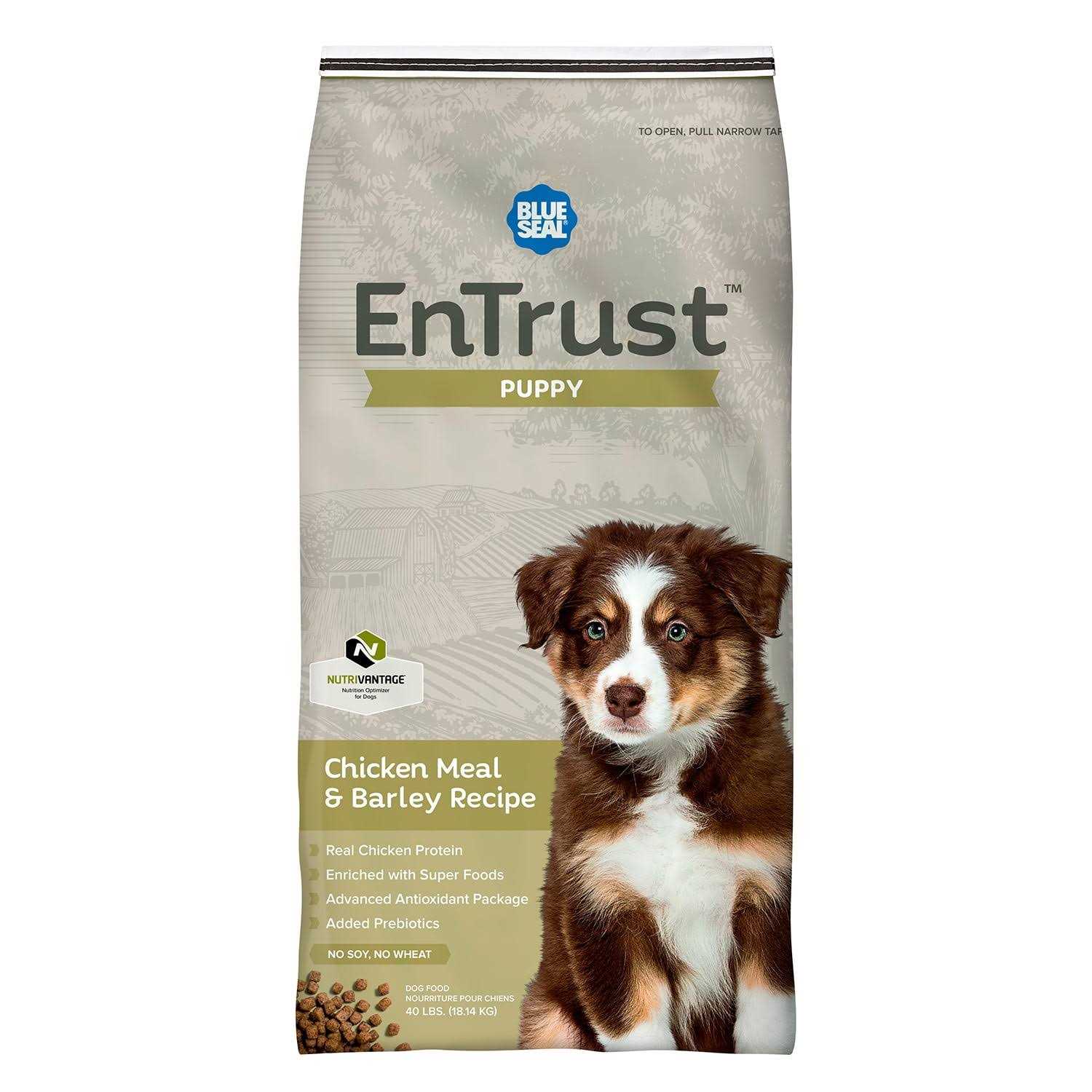 EnTrust Puppy Chicken Meal & Barley Recipe