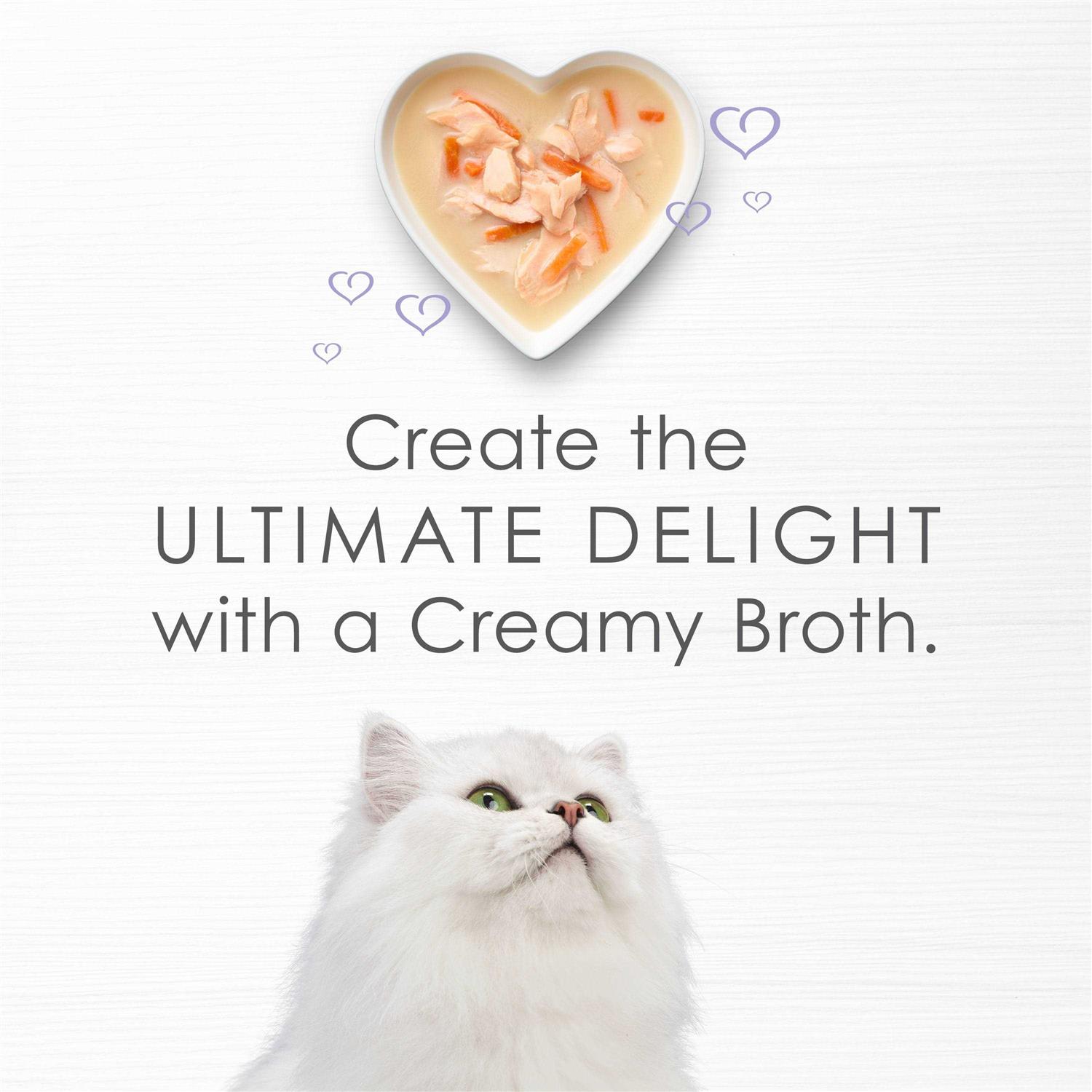 Fancy Feast Grain Free Wet Cat Food Variety Pack Broths Creamy Collection