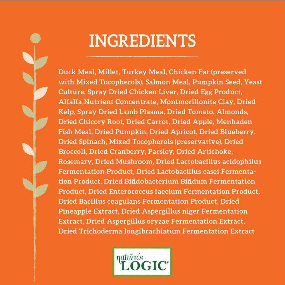 Nature’s Logic Canine Duck & Salmon Meal Feast Dry Dog Food