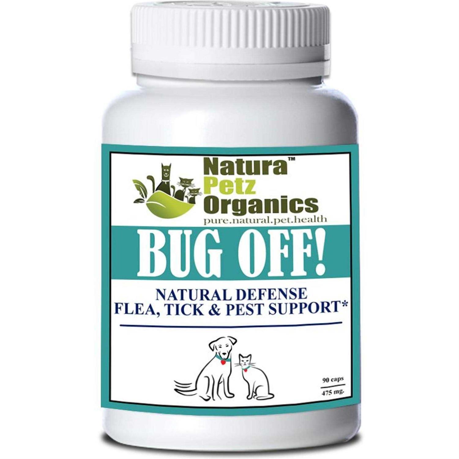 Natura Petz Organics Bug Off! Natural DEFENSE Dog & Cat Supplement
