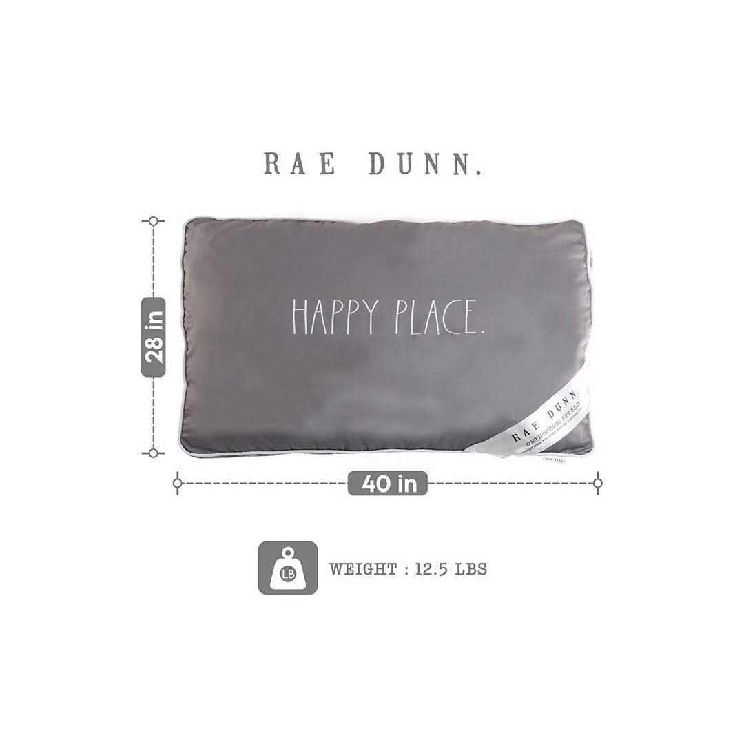 Rae Dunn Happy Place Orthopedic Pet Bed Dog Cat