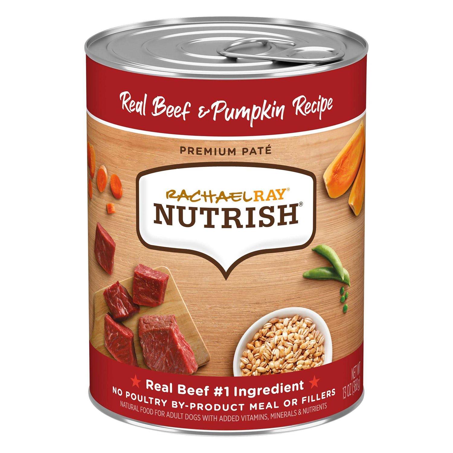 Rachael Ray Nutrish Real Beef & Pumpkin Recipe Wet Dog Food