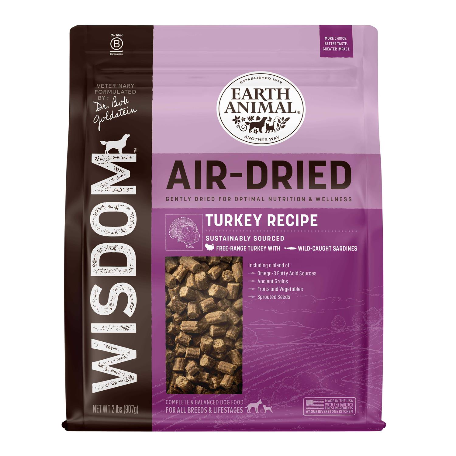 Earth Animal Dog Wisdom Turkey Air Dried