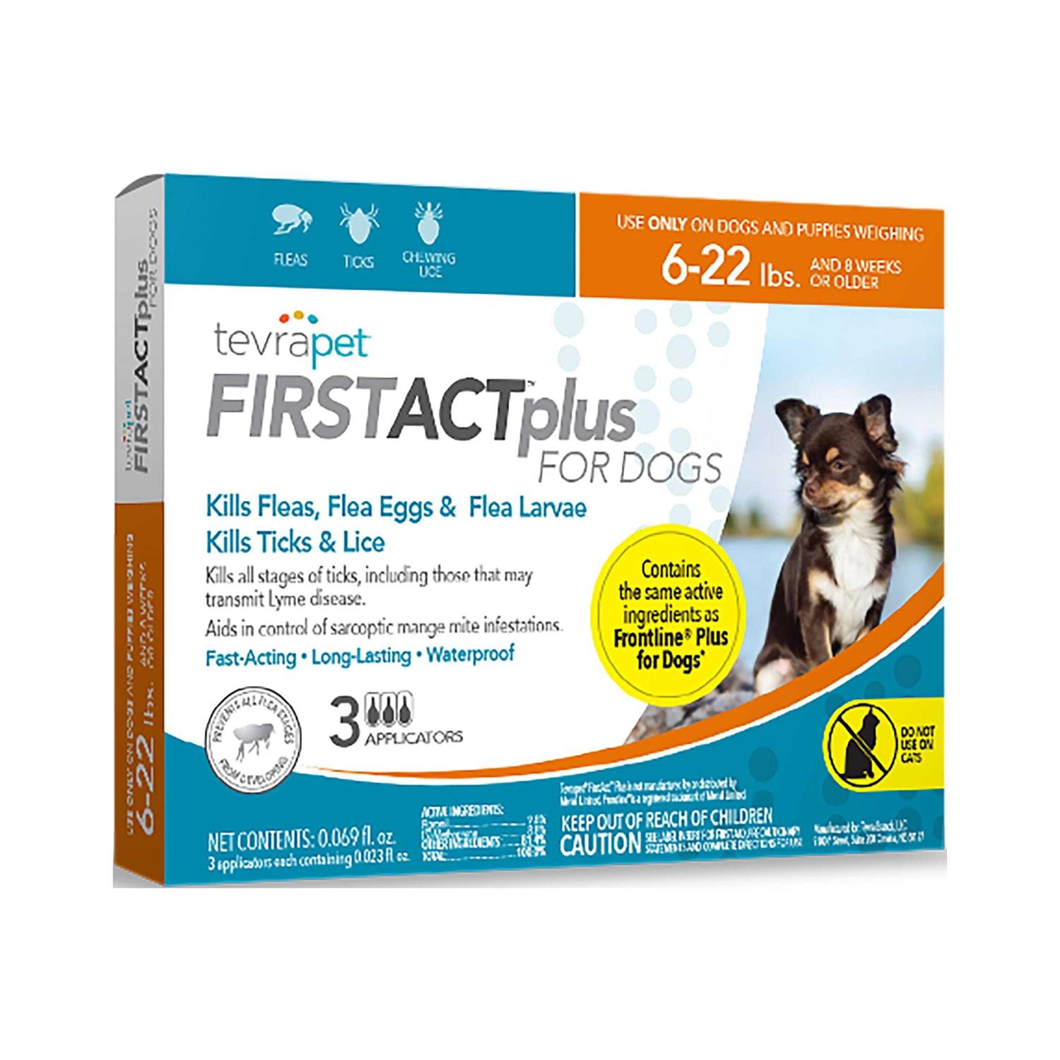Tevrapet Firstact Plus Flea and Tick Prevention Dogs