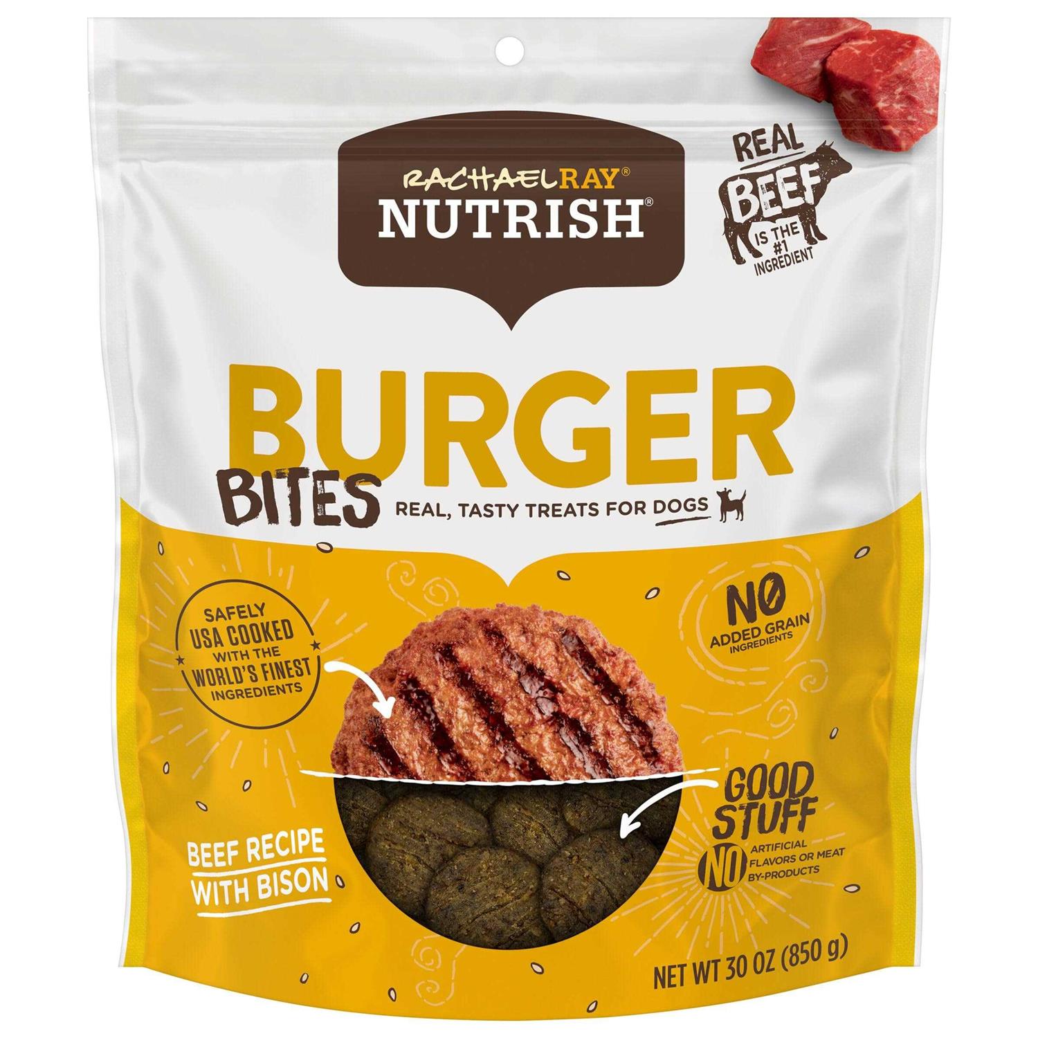 Rachael Ray Nutrish Burger Bites Dog Treats