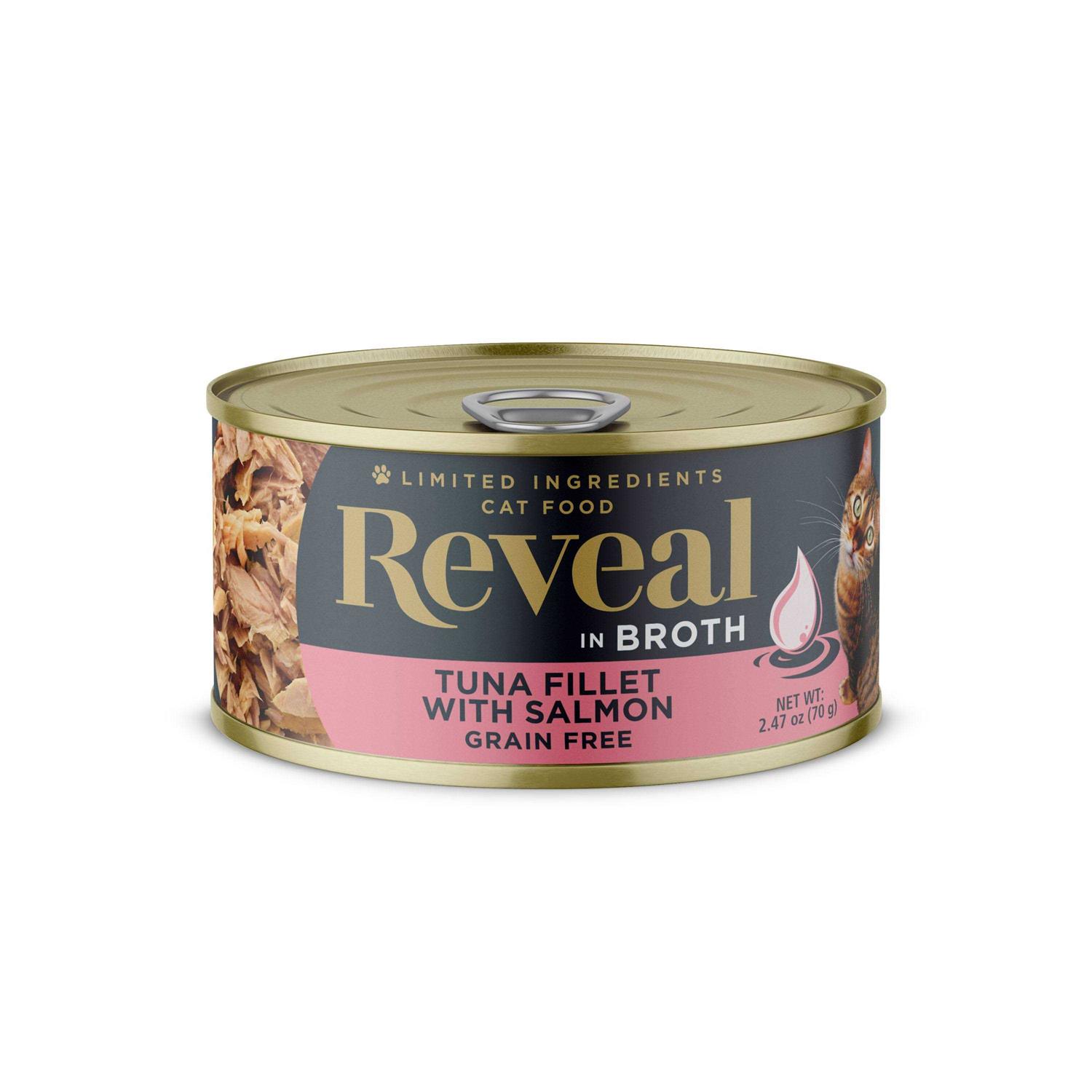 Reveal Grain Free Tuna Fillet Broth Wet Cat Food