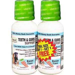 Liquid-Vet Teeth and Gums Support Dog Formula