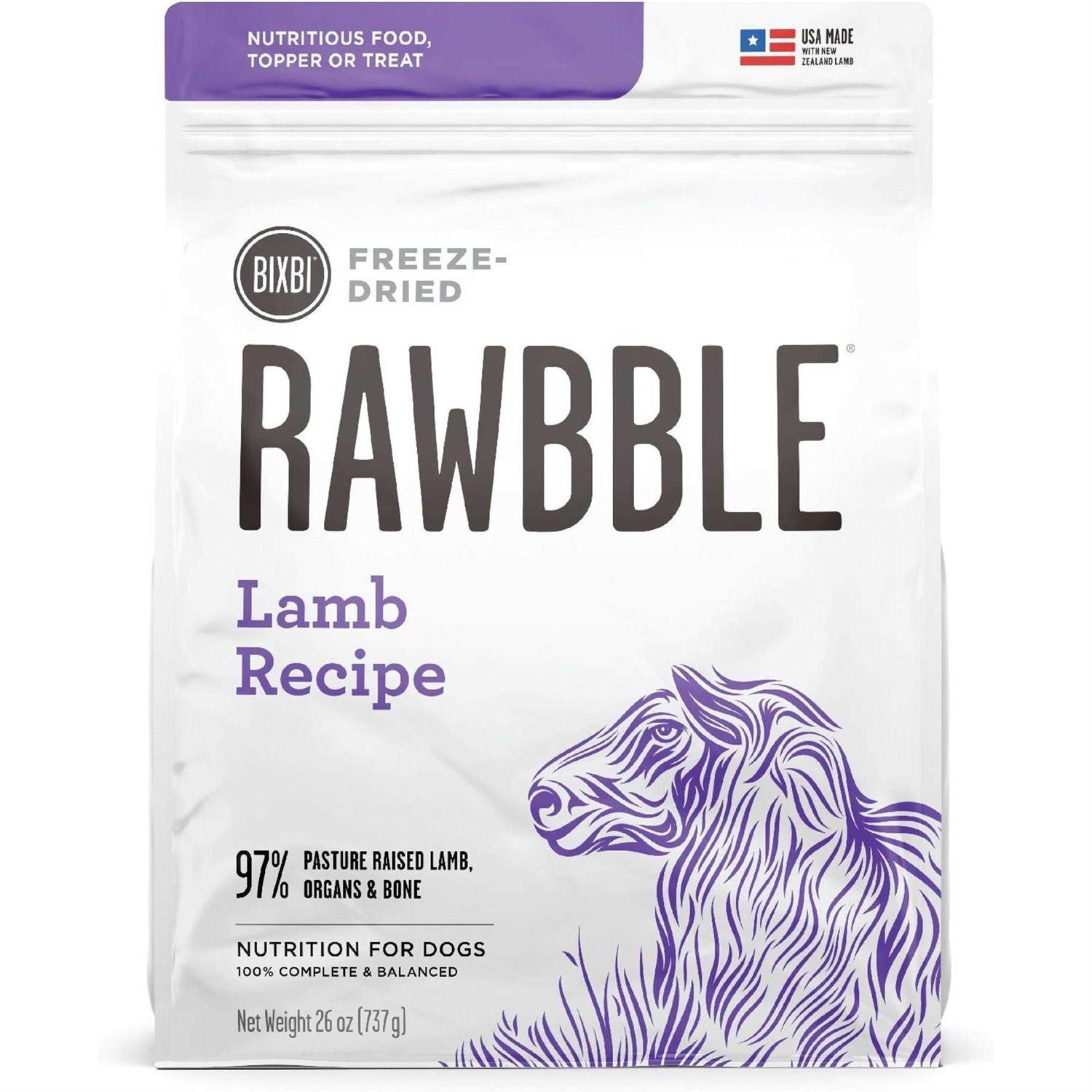 Bixbi Rawbble Freeze-Dried Dog Food