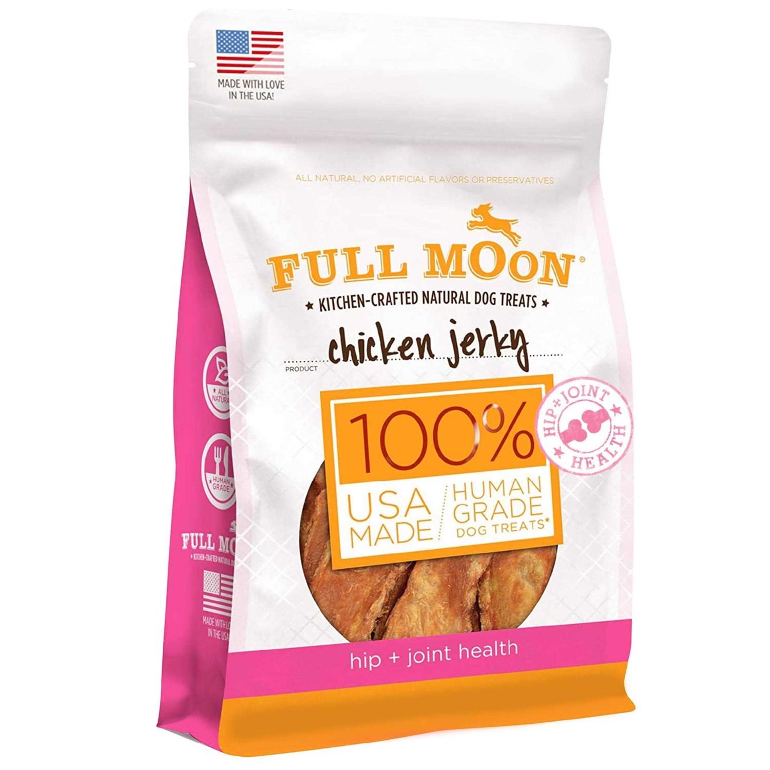 Full Moon All Natural Human Grade Dog Treats Chicken Jerky