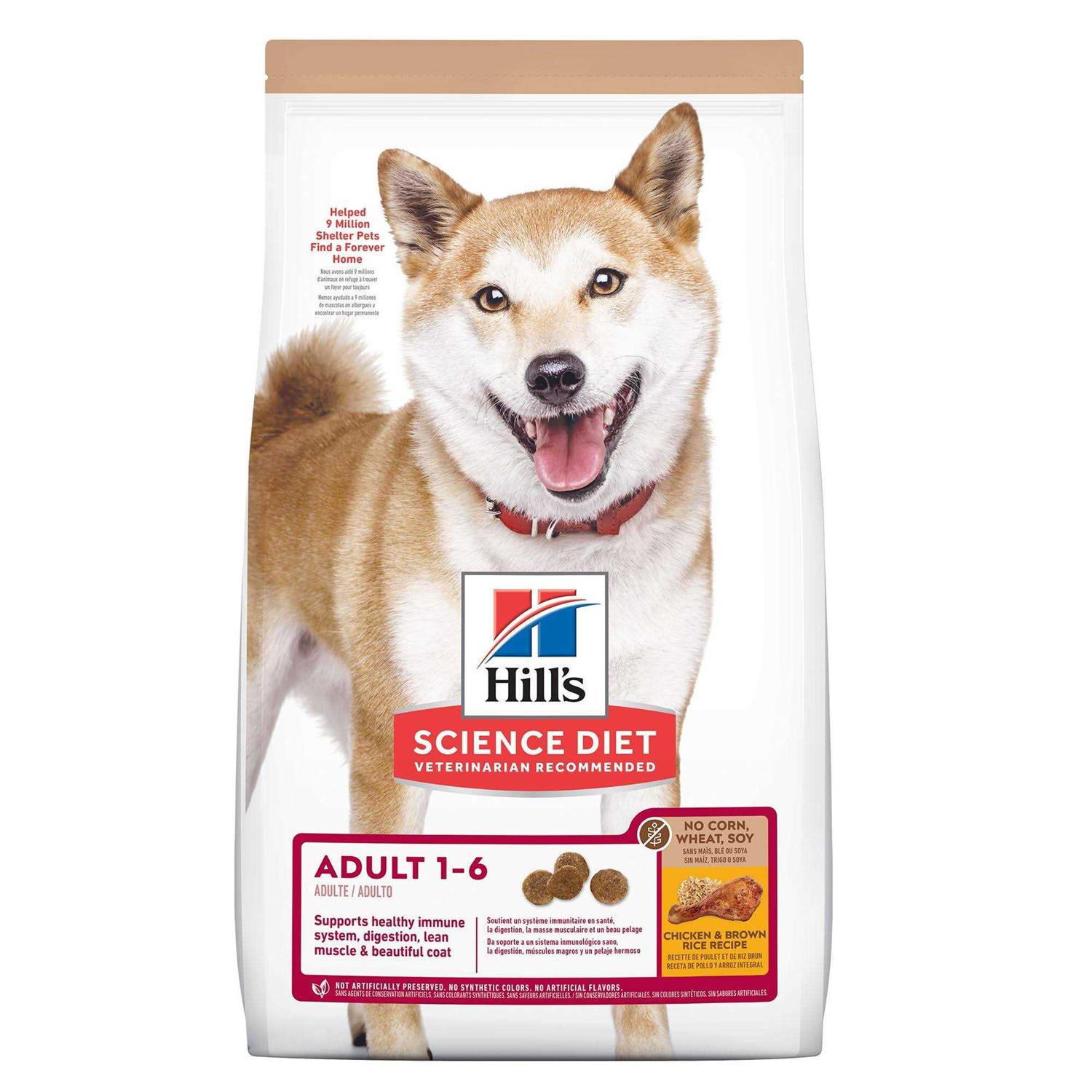 Hill’s Science Diet Adult No Corn, Wheat or Soy Chicken Dry Dog Food