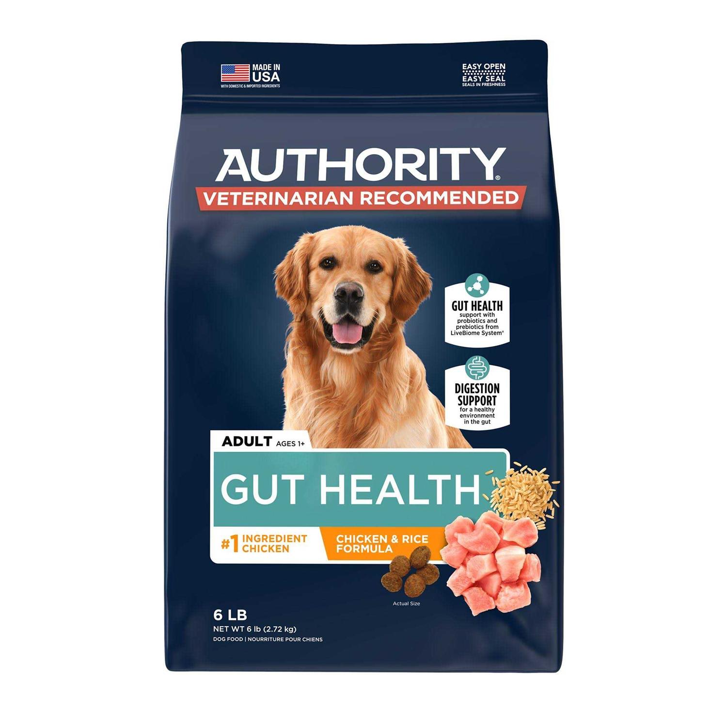 Authority Gut Health Adult Dry Dog Food