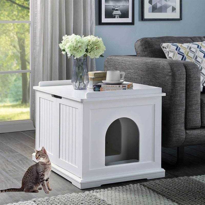 Unipaws Cat Washroom Bench Litter Box Cover