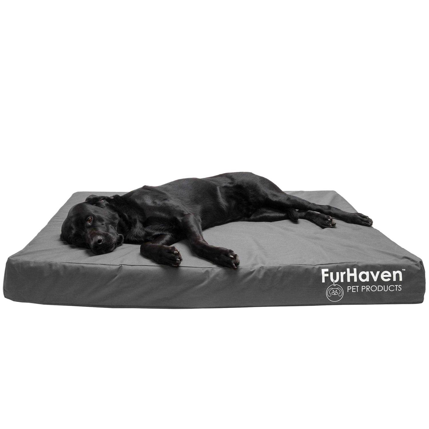 Oxford Indoor/Outdoor Deluxe Orthopedic Pet Bed FurHaven